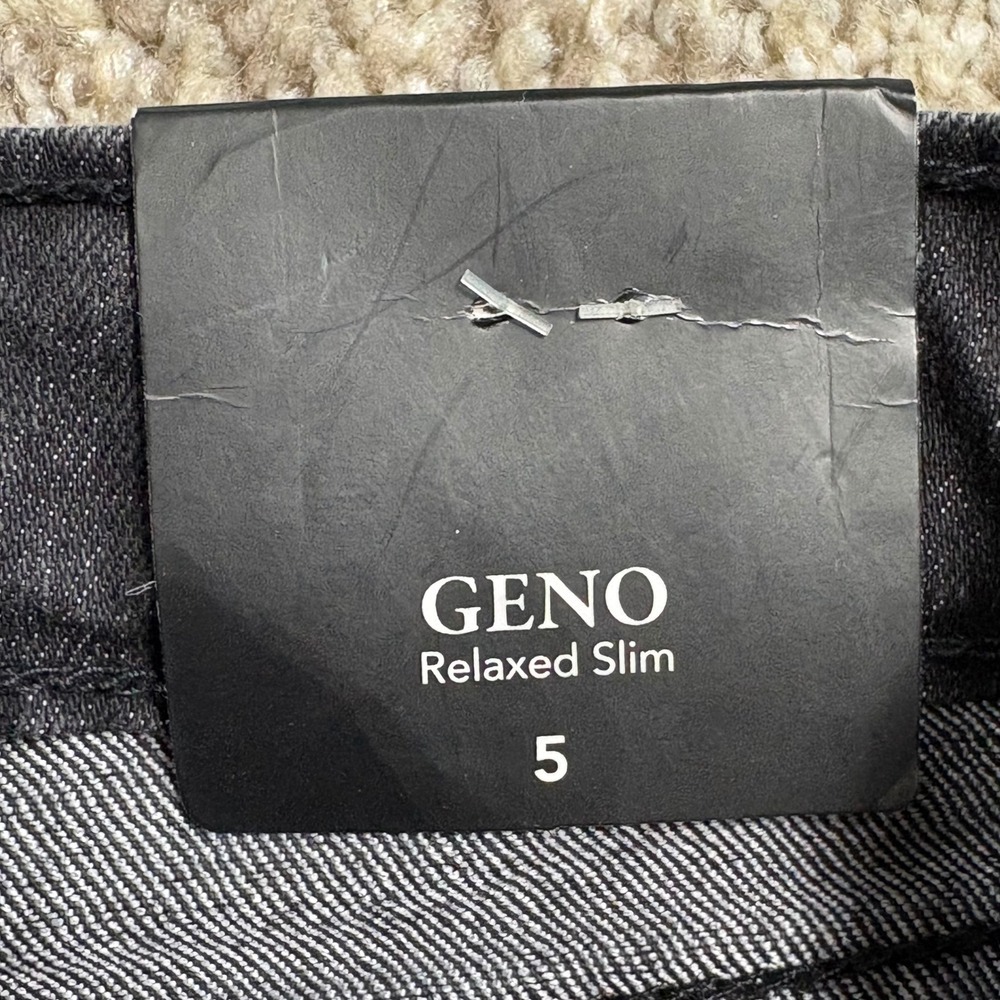 True Religion Geno‎ Relaxed Slim Moto Jeans Boys Sz 5 Grey Wash Ribbed Denim NWT - Picture 8 of 10